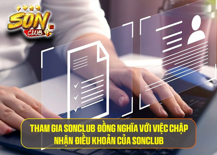 Chấp nhận các điều khoản của Sonclub