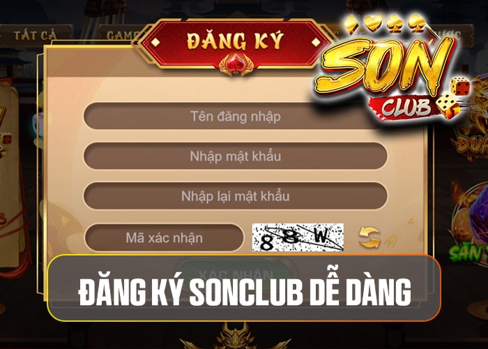 Đăng ký cực kỳ dễ dàng